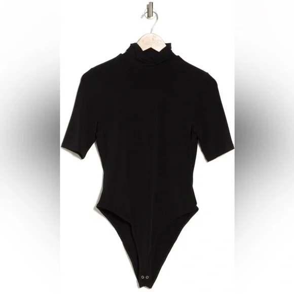 DKNY Mock Neck Bodysuit - Picture 2 of 4